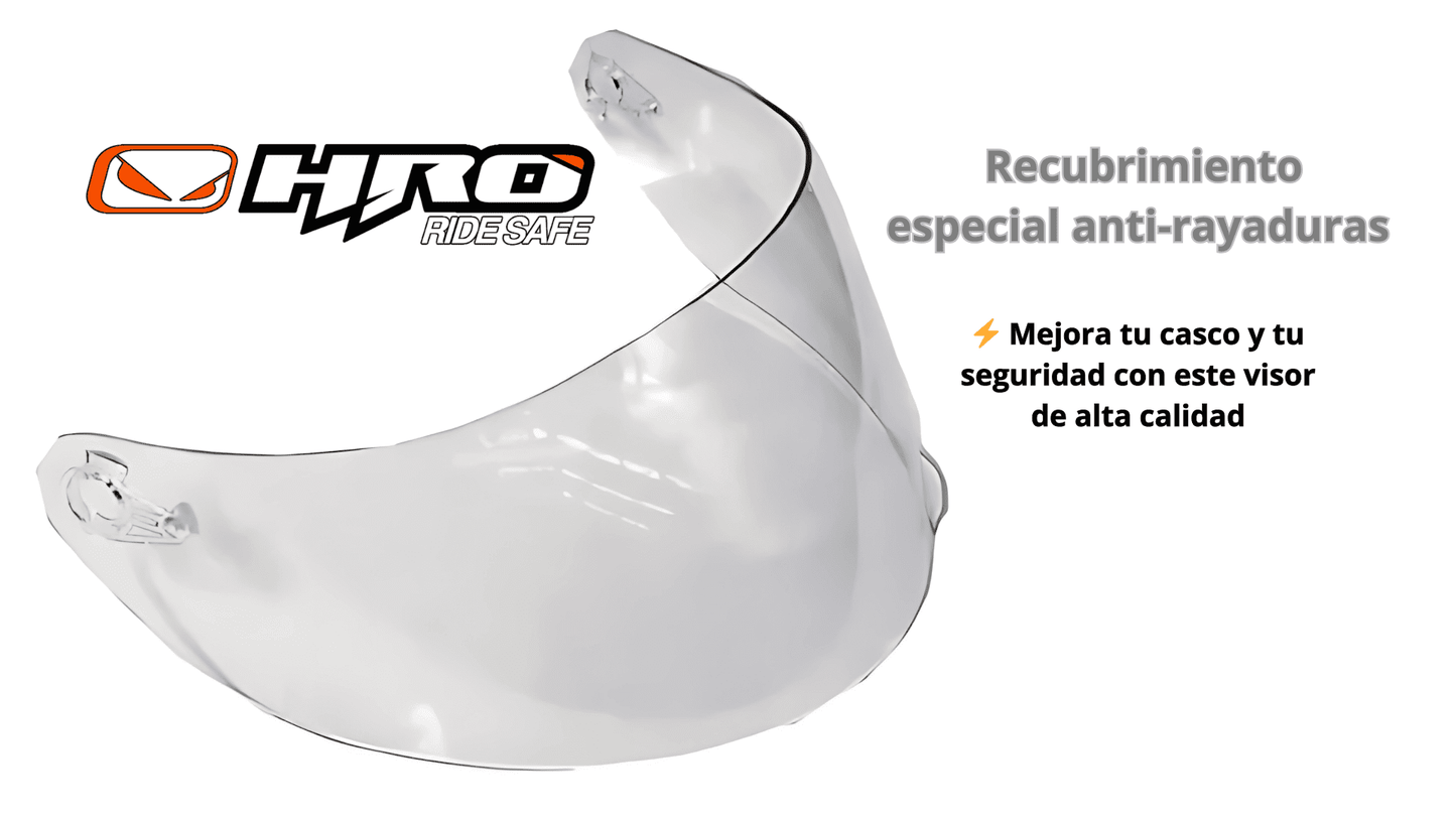 Visor Transparente Máxima Visibilidad y Protección