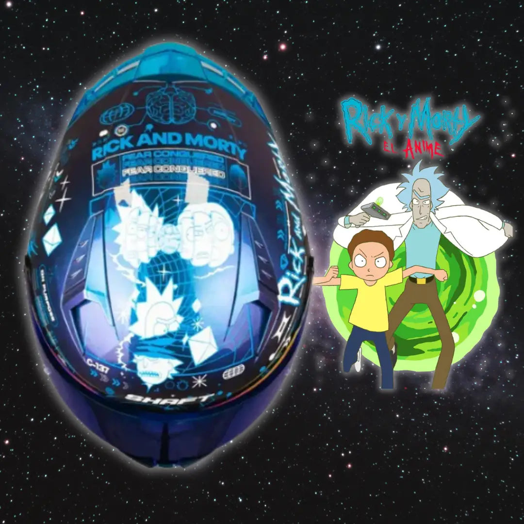 Casco de Rick y Morty
