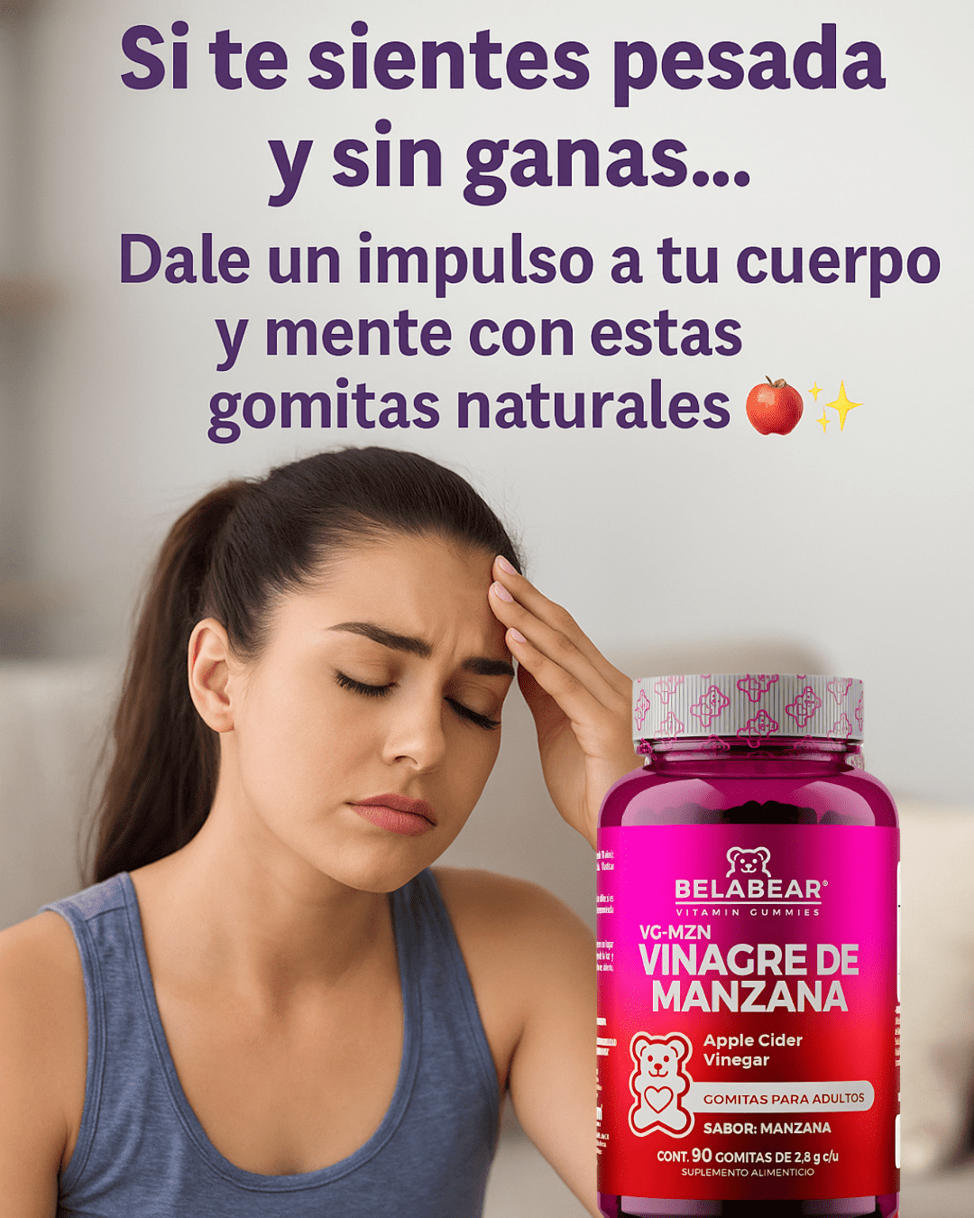 Gomitas de Vinagre de Manzana Belabear