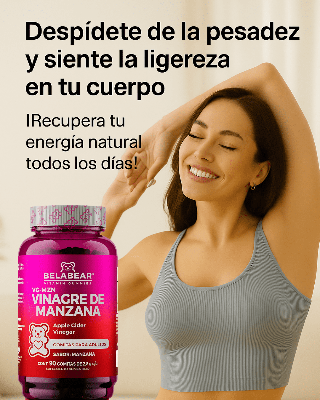 Gomitas de Vinagre de Manzana Belabear