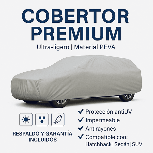 Cobertor Premium AntiUV Impermeable – Protección Total para tu Vehículo