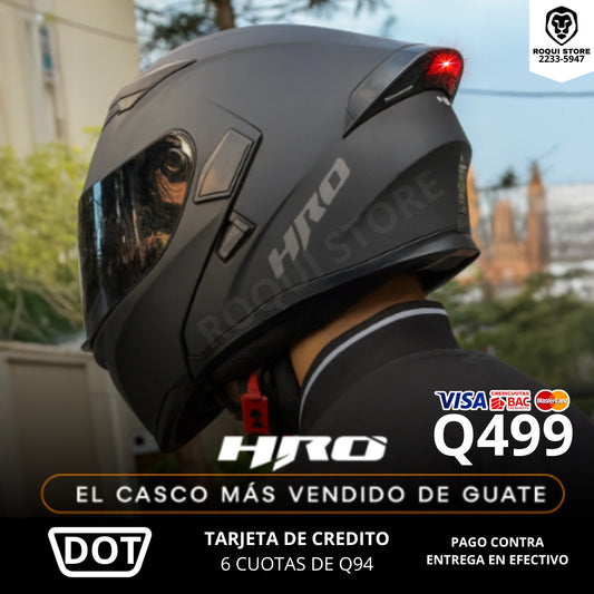 Casco HRO Con Luz Led