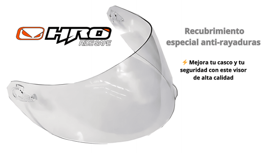 Visor Transparente Máxima Visibilidad y Protección