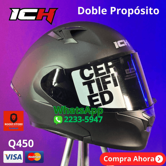 Casco ICH Negro Mate