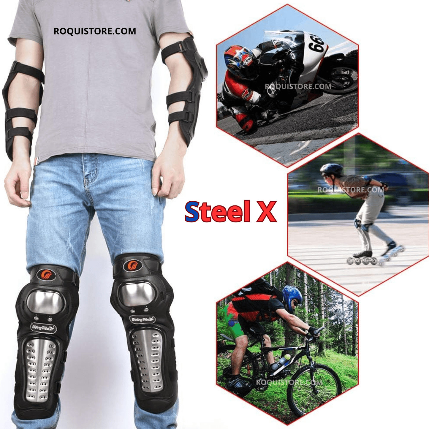 Rodilleras y Coderas Steel X
