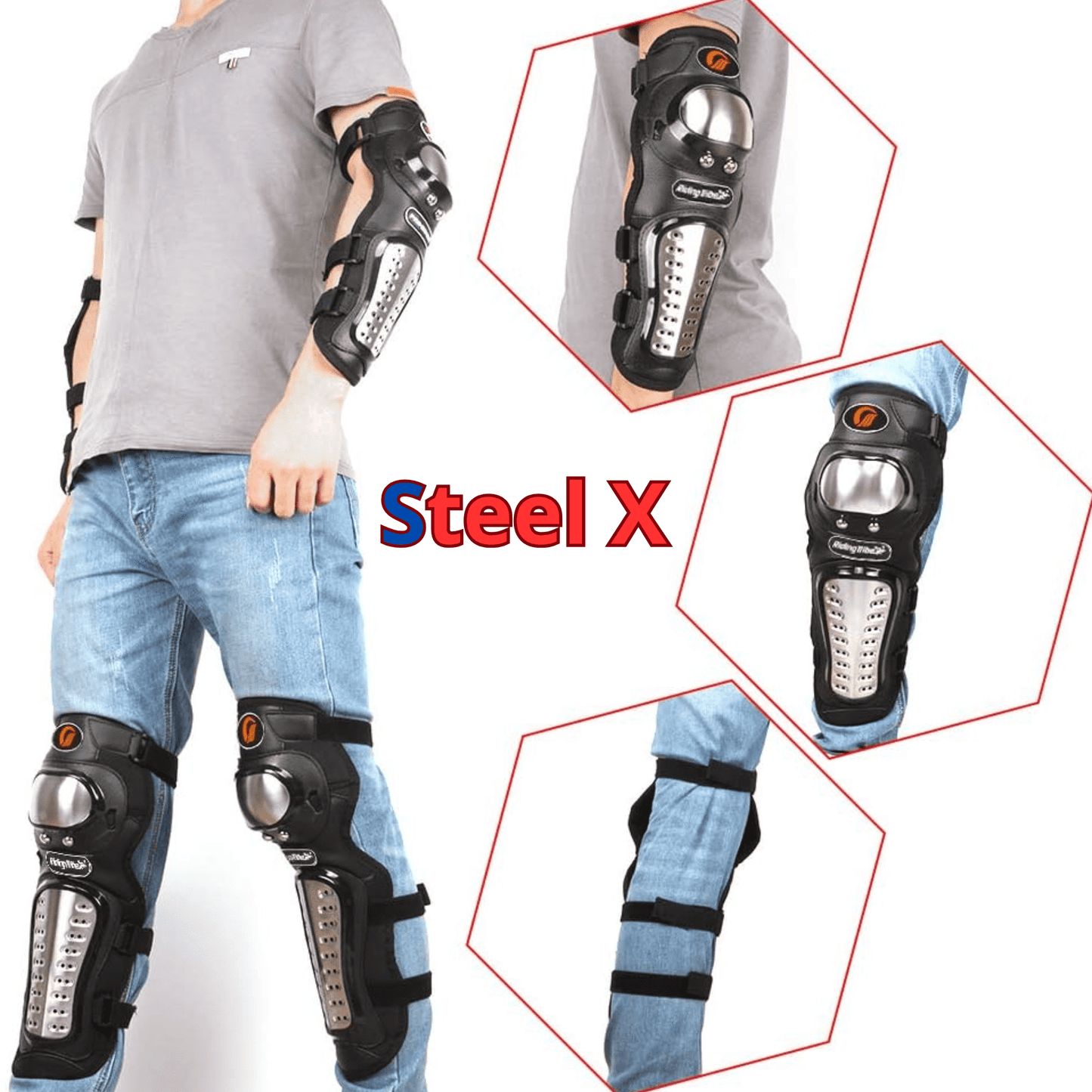 Rodilleras y Coderas Steel X