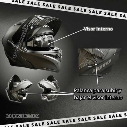 Cascos HRO Negro Mate